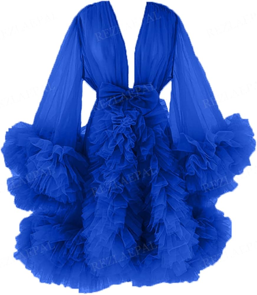 Blue Ruffled Robe | €10 per day