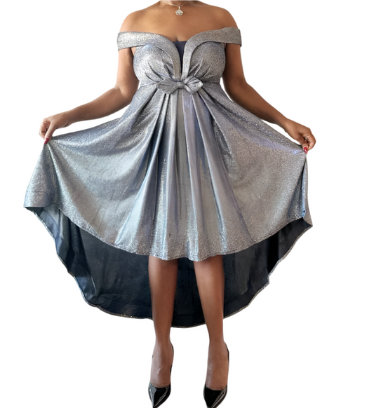Blue Sparkly Corseted Dress  | €10 per day